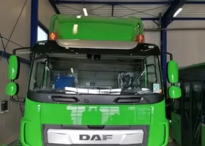 production of spoilers and side curtains