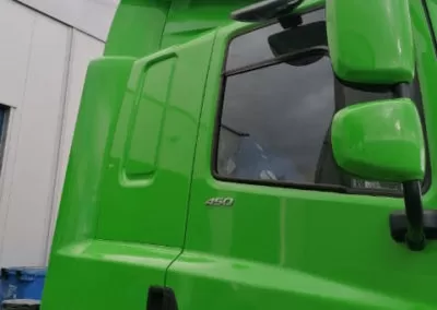 production of spoilers and side curtains