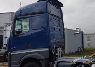 Mercedes with a spoiler