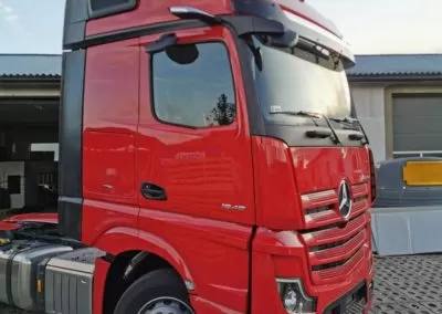 red daf with spoiler