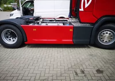 production of inter-axis curtains