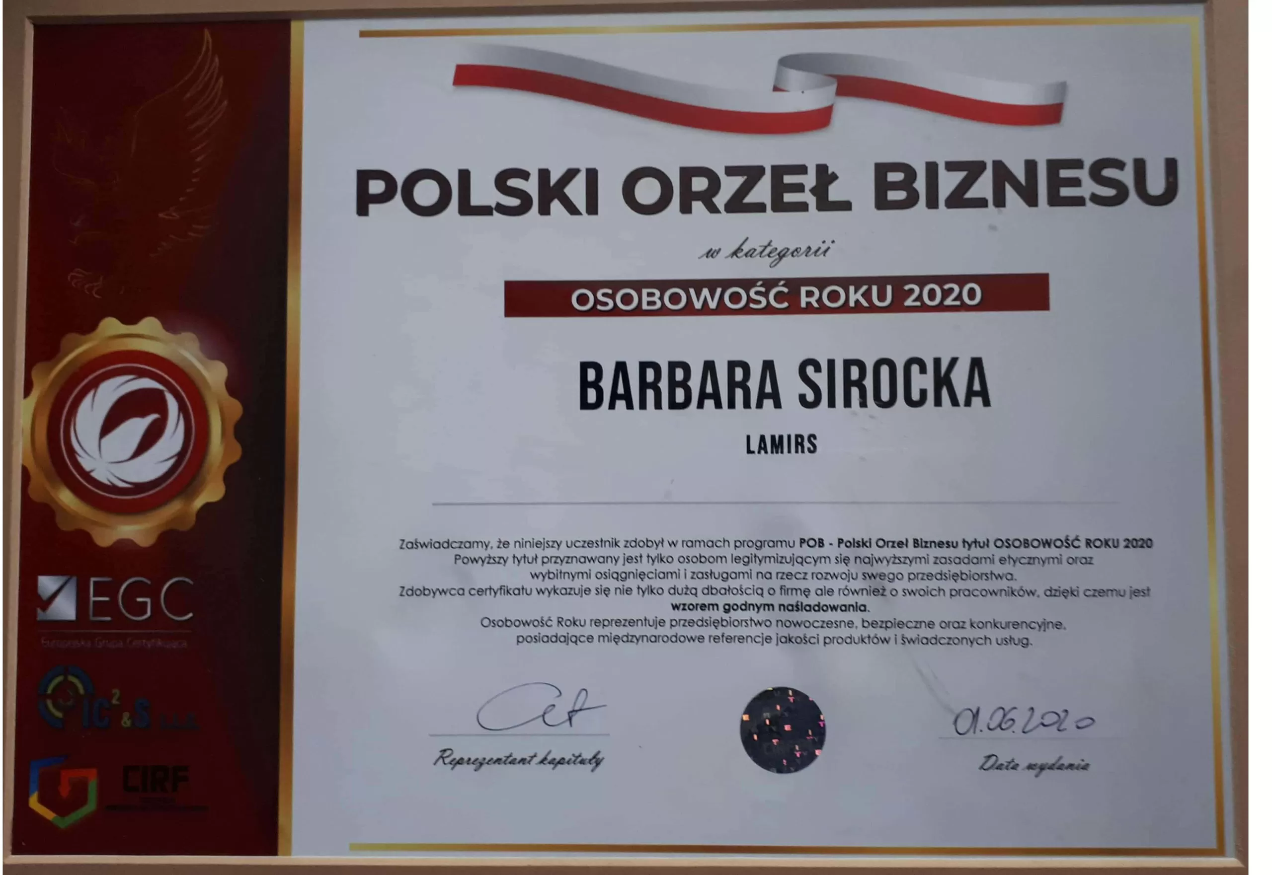 Polish business eagle